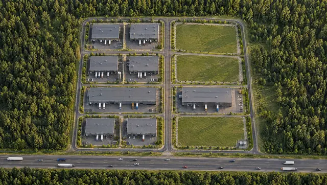 Промышленный парк у трассы Кола, визуализация